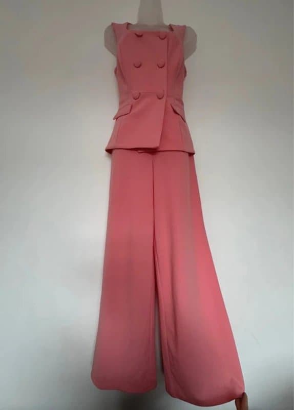 River Island * NEW * (with tags / shop floor) River Island Waistcoat Button Jumpsuit - S: UK 8/10