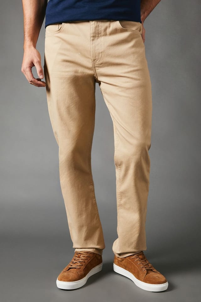 Maine Maine Men's Natural Stretch Twill Straight Leg Jeans - 2