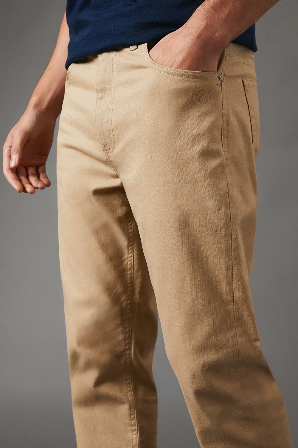 Maine Maine Men's Natural Stretch Twill Straight Leg Jeans - 4