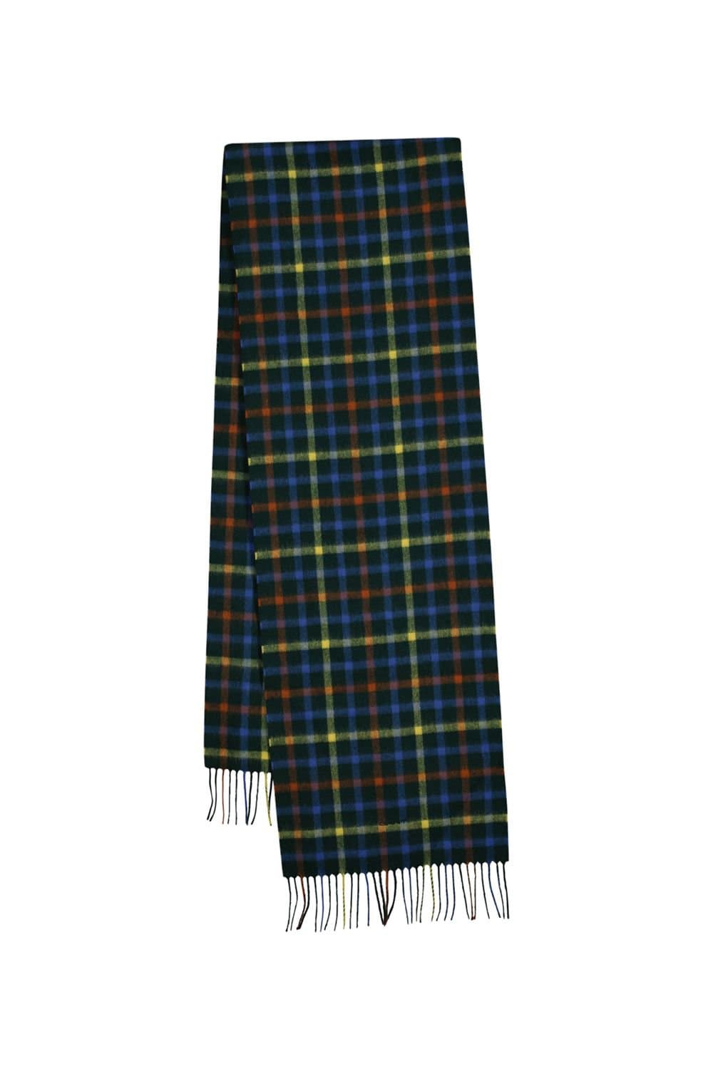 Gant Gant Men's Wool Checked Scarf Tartan Green