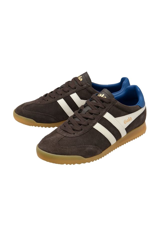 Gola Classics Gola Classics Men's 'Torpedo' Suede Lace-Up Trainers in Brown - 3