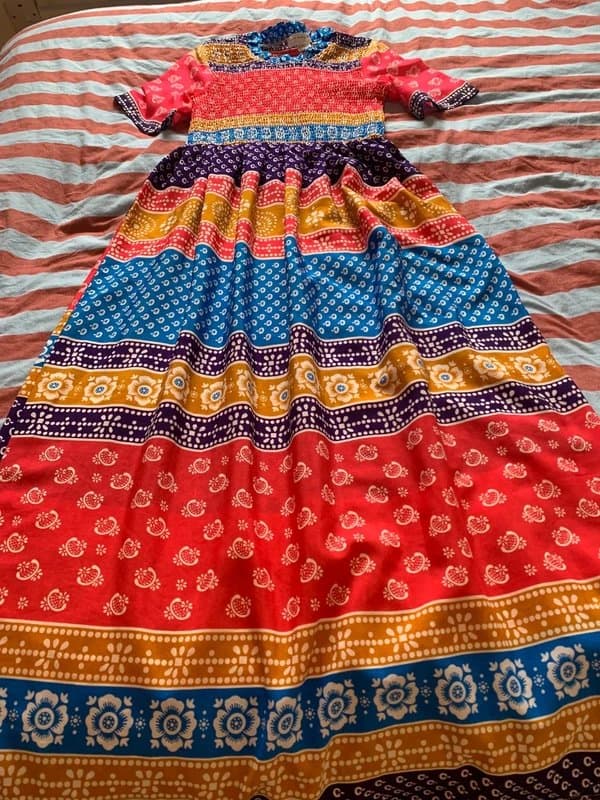 Never Fully Dressed Never fully dressed vibrant patterned midi dress