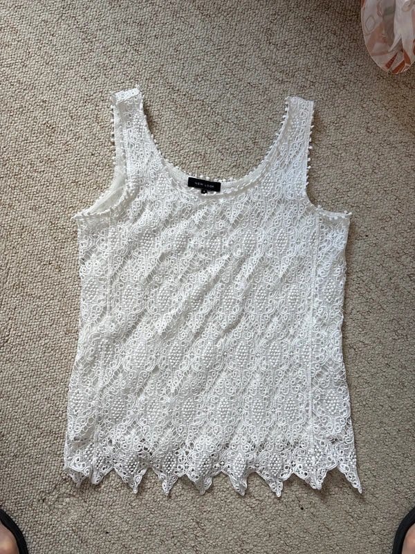 New Look Crocheted Summer Vest Top size Small - 1