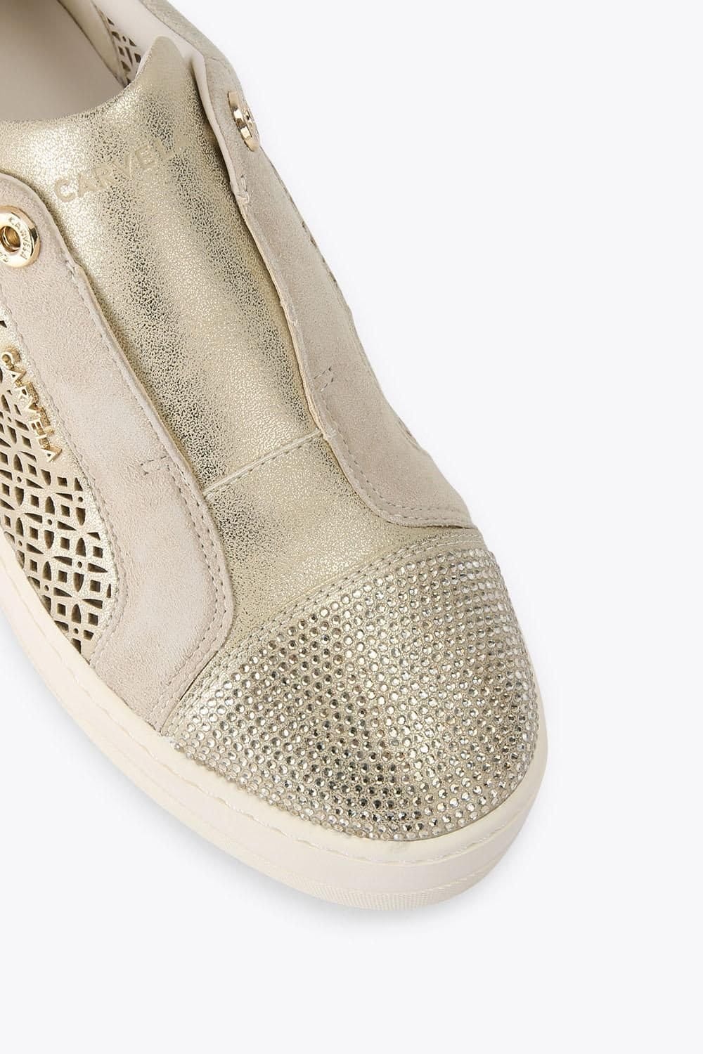 Carvela Carvela Women's 'Connected Laser Trainer' Trainers in Gold - 4