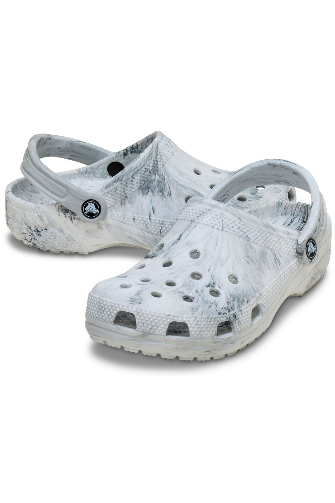 Crocs Crocs Men's Classic Water Colour Grey Marble - 4