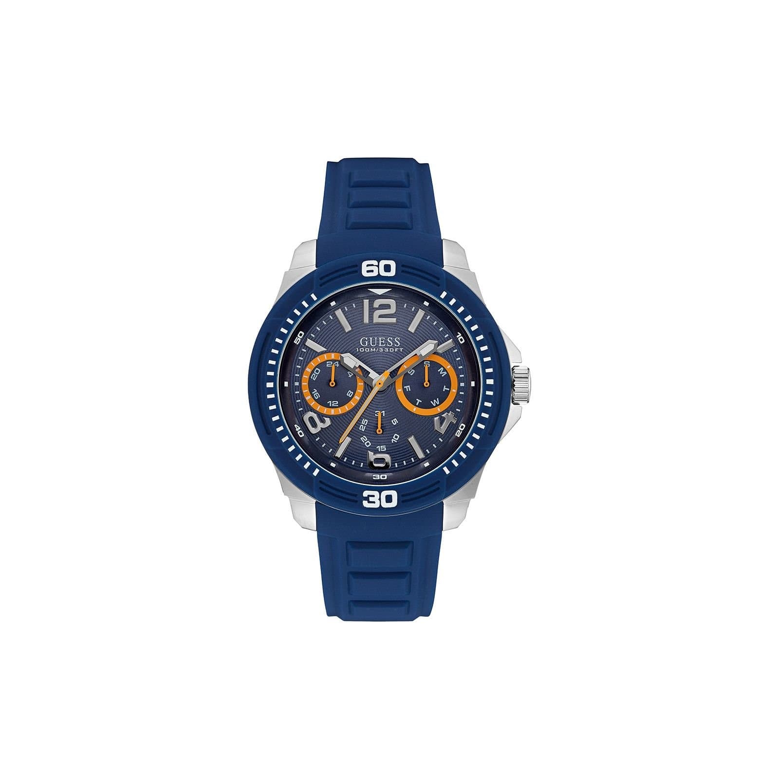 GUESS Guess Men's W0967G2 Sport 46mm Quartz Watch in Blue