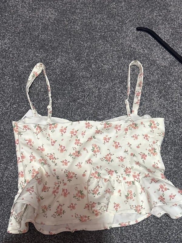 Bershka Floral corset