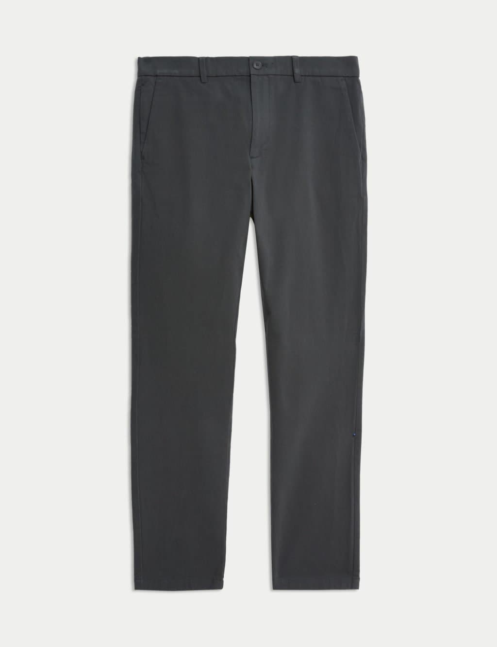 Marks & Spencer M&S Dark Pewter Slim Fit Twill Chinos