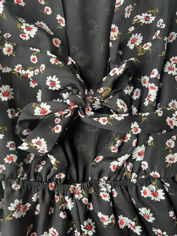 Glamorous Floral knotted playsuit