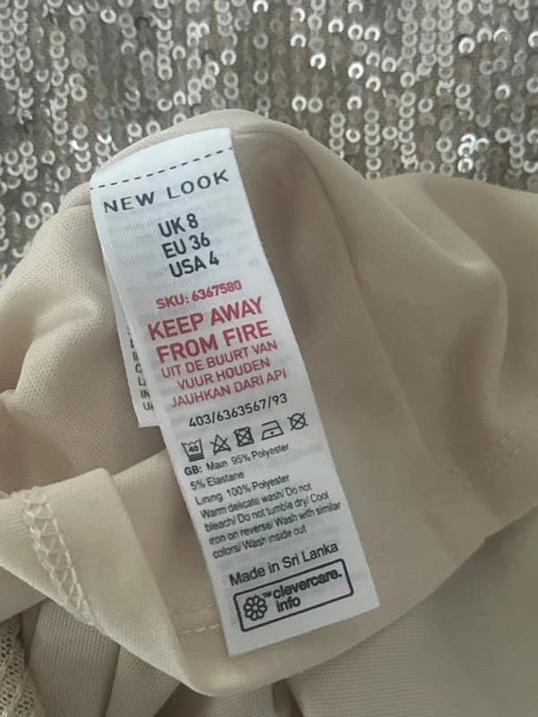 New Look New look sequin top size 8