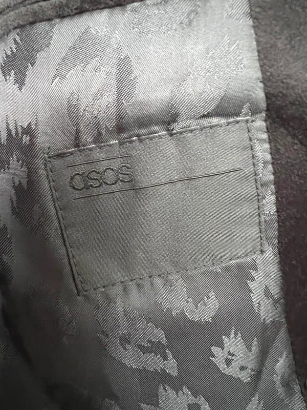 ASOS ASOS suede black blazer XL