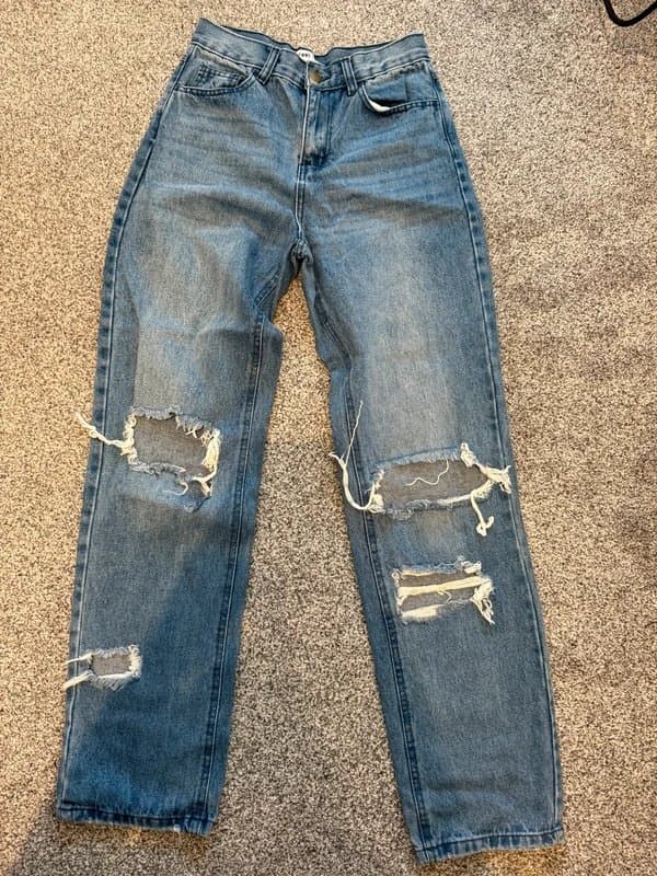 ASOS ASOS Blue Ripped Jeans