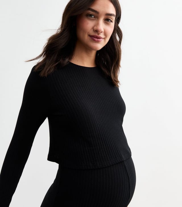 New Look Women's Maternity Black Nursing Long Sleeved Jumpsuit New Look - 2