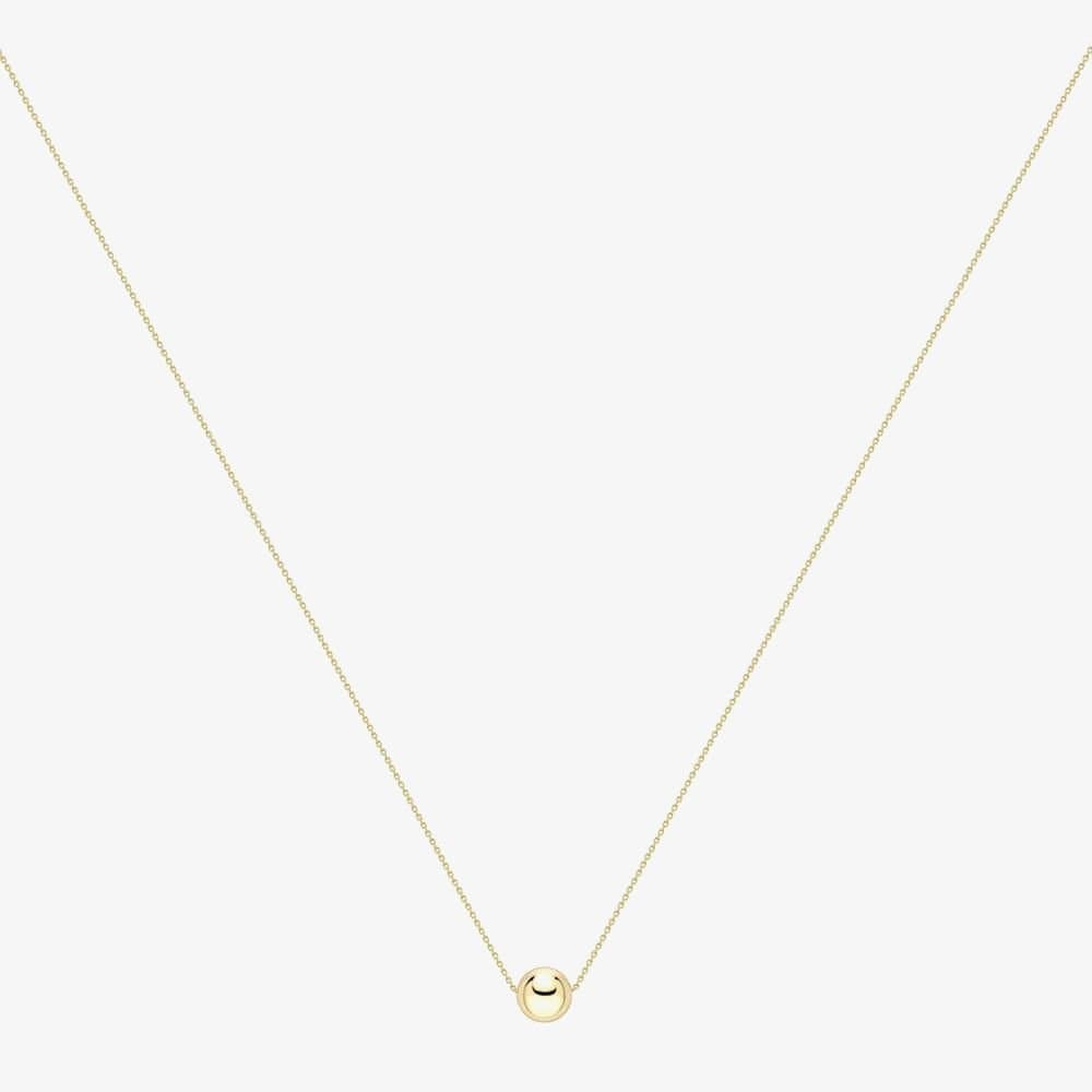 T.H.Baker T.H.Baker Women's 9ct Gold Round Ball Necklace