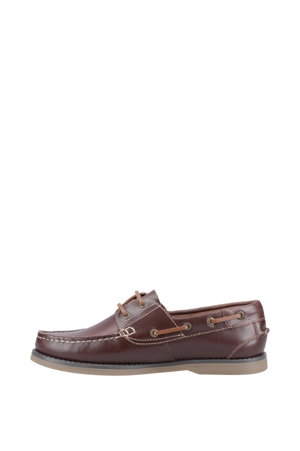 Hush Puppies Hush Puppies Men's Wilson Boat Shoe in Brown - 4