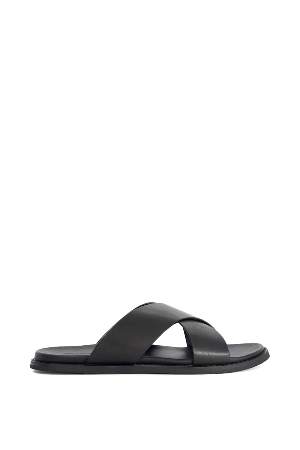 Dune London Dune London Men's 'Interestingg' Leather Sandals in Black - 2