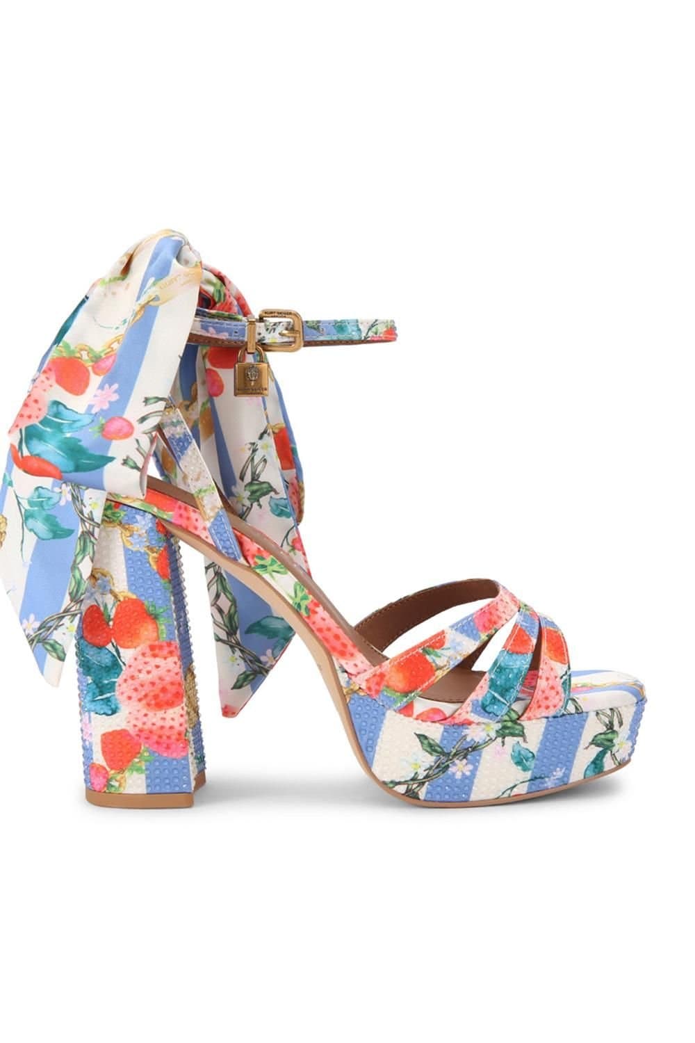 Kurt Geiger London Kurt Geiger London Women's 'Brixton Platform' Fabric Heels in White