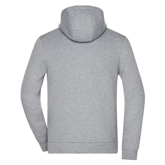 James and Nicholson James and Nicholson Men's Hooded Jacket in Light Grey - 2