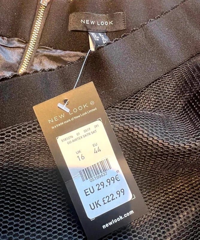 New Look BNWT New Look A line net skirt size 16 black