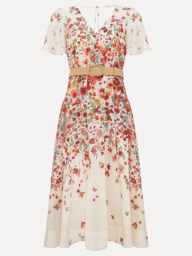 Phase Eight Phase Eight Women's Lovette Floral Dress in Cream - 2