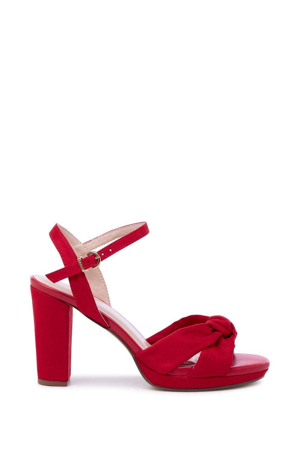Paradox London Paradox London Women's 'Lani' Platform Sandals in Red - 4