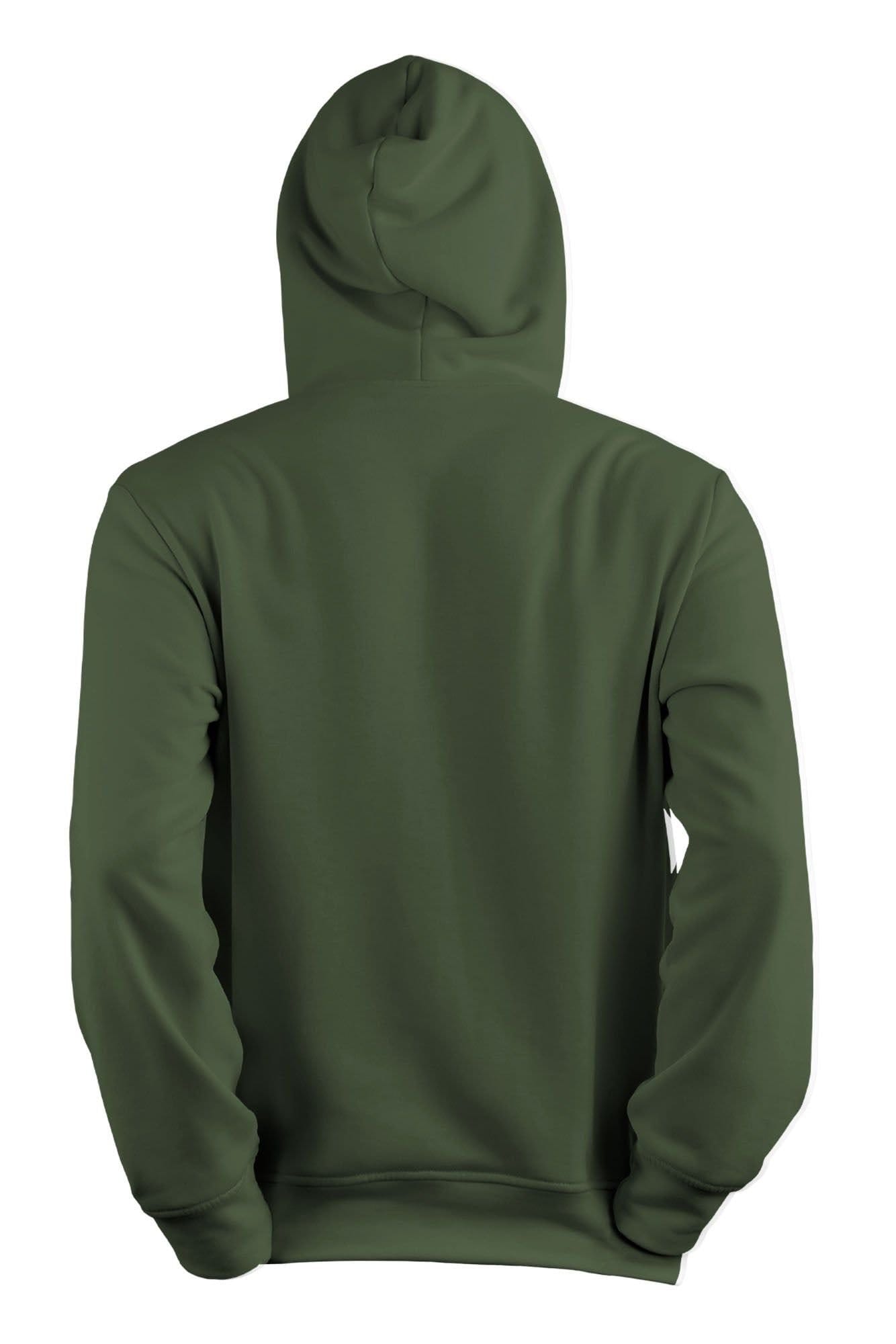 Bad Zebedee Bad Zebedee Men's Warning May Start Talking About Chainsaws Hoodie in Green - 4