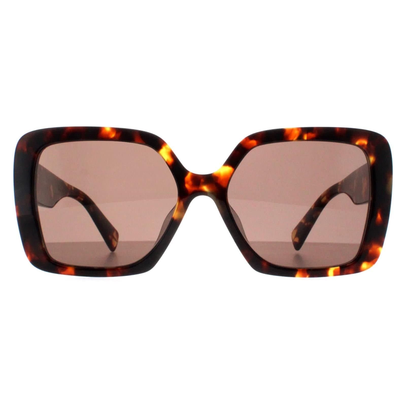 Miu Miu Miu Miu Women's Square Honey Havana Dark Brown MU10YS