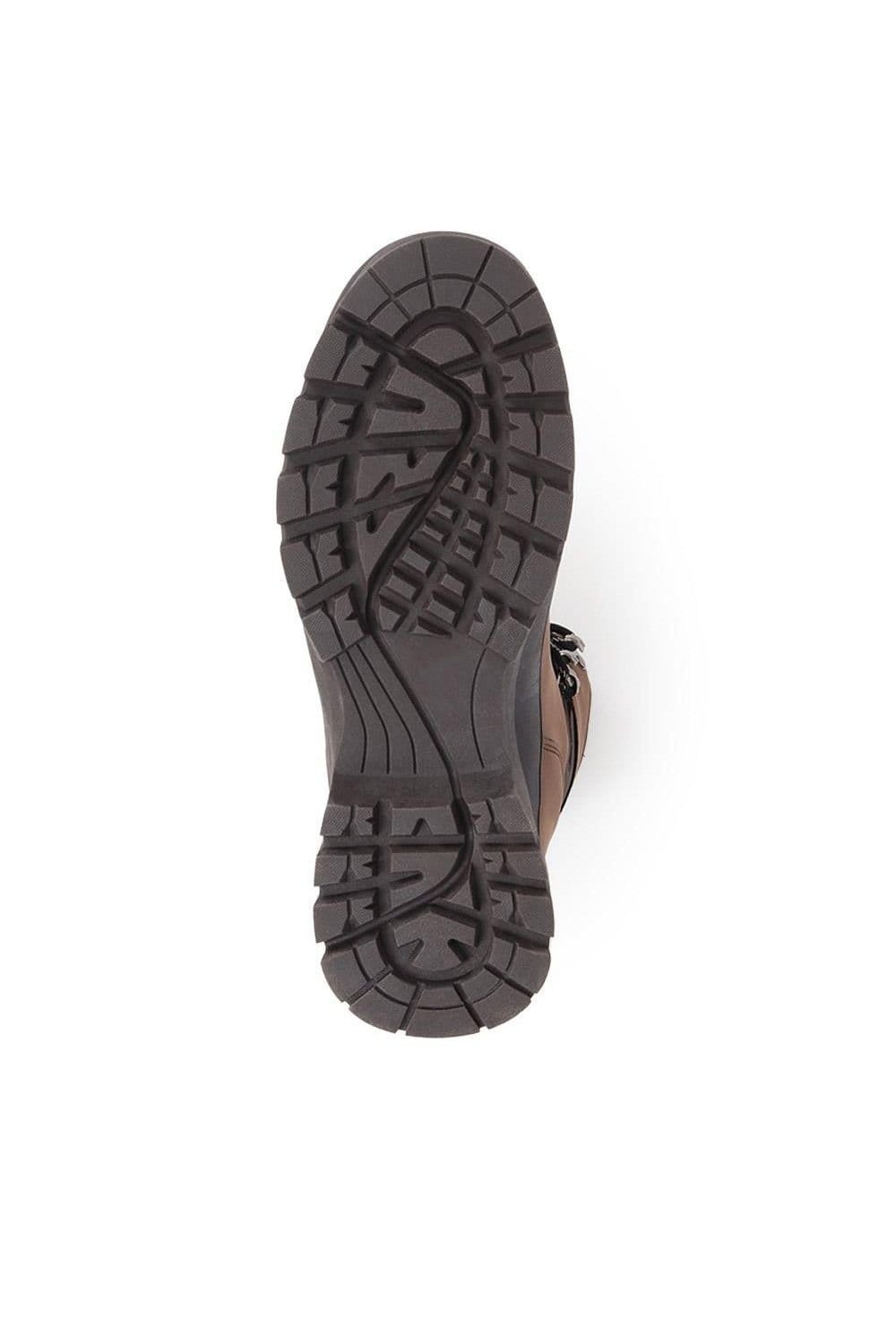 Pavers Pavers Men's Lace-Up Walking Boots in Brown - 4