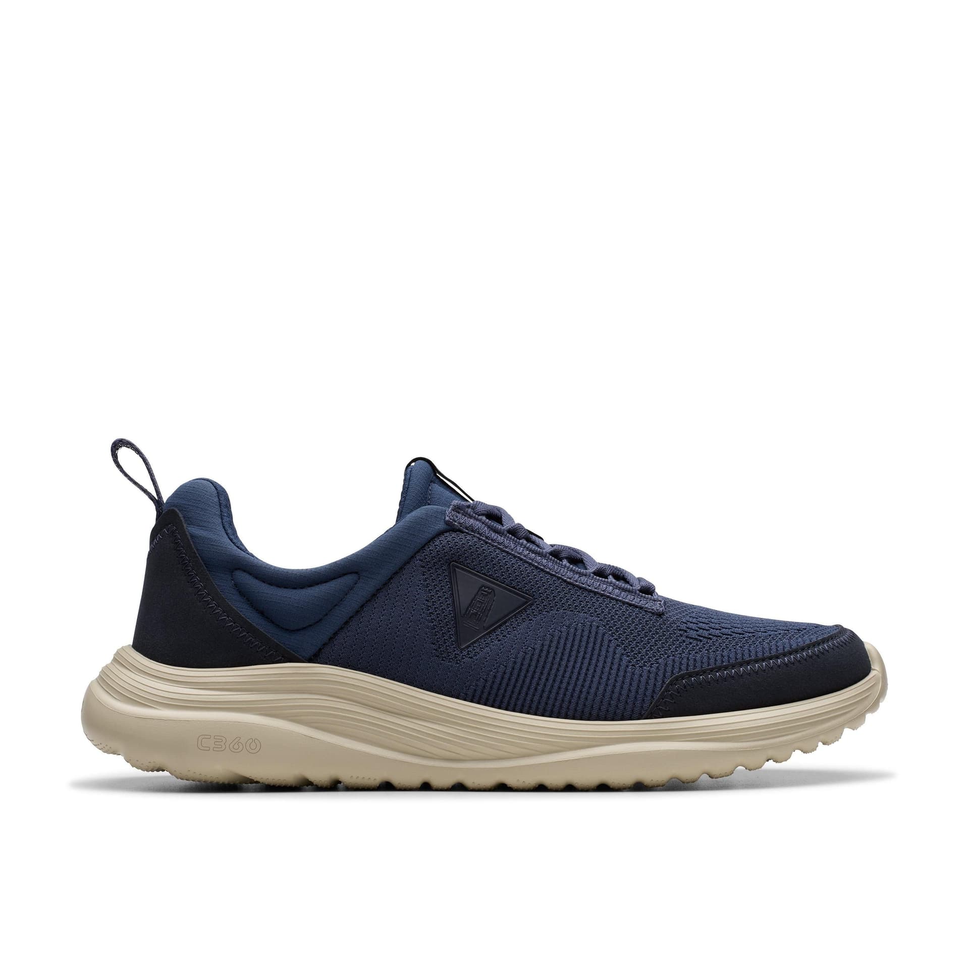 Clarks Clarks Men's LT 360 Lo Navy Combination Trainers, Lace Up in Blue