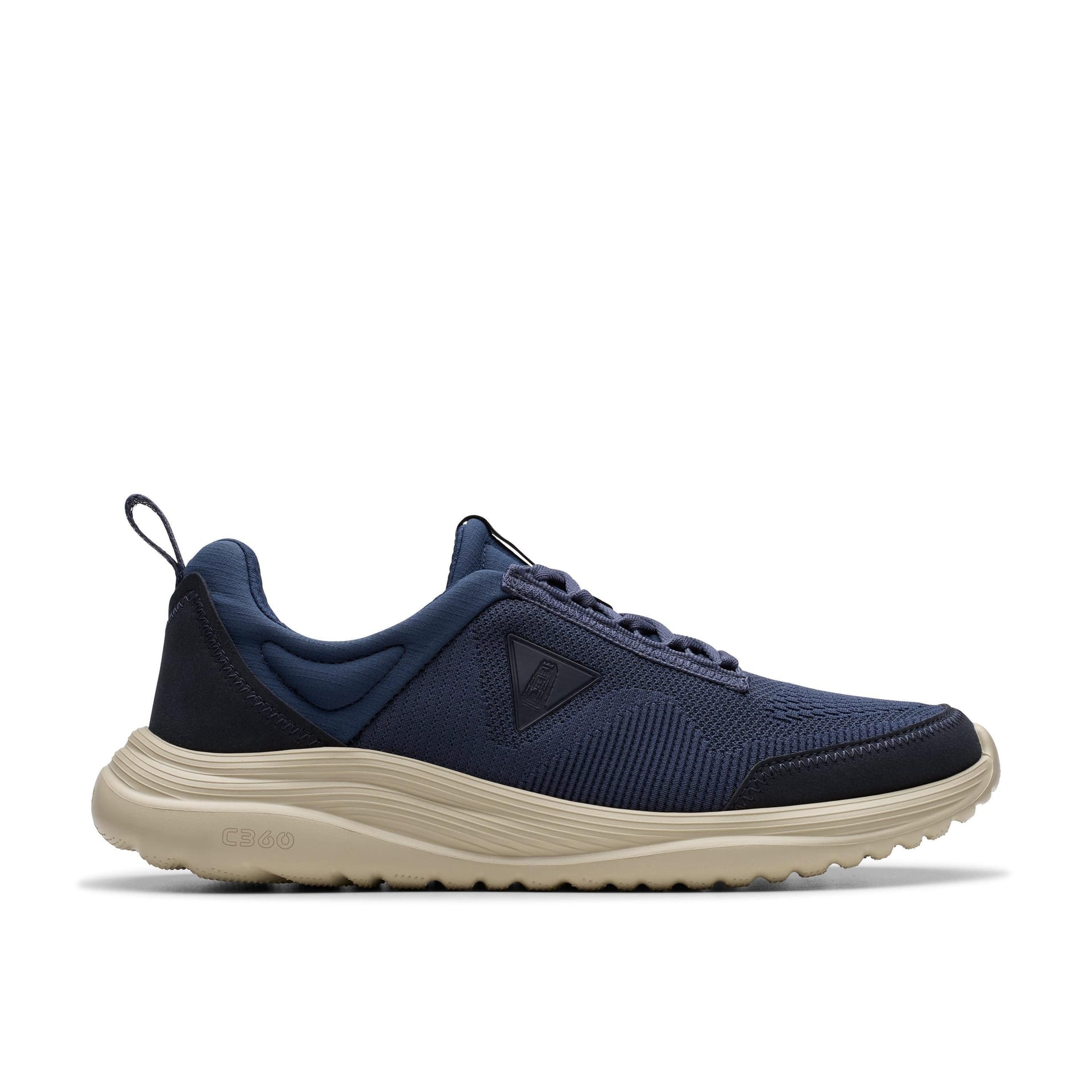 Clarks Clarks Men's LT 360 Lo Navy Combination Trainers, Lace Up in Blue - 4
