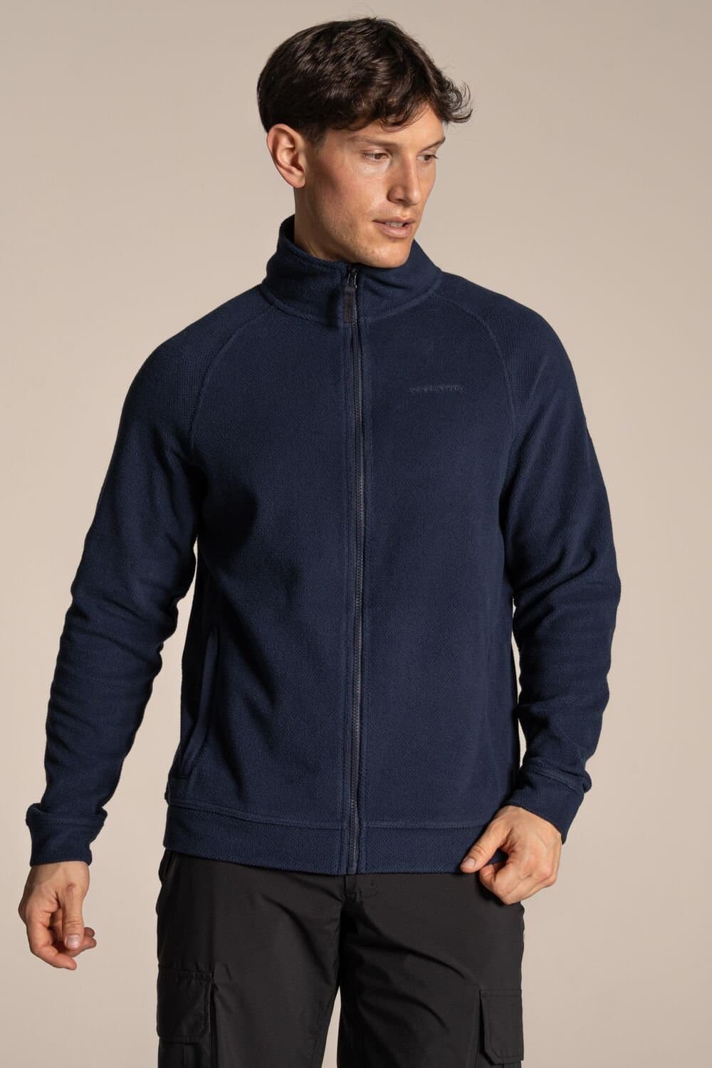 Craghoppers Craghoppers Men's Charlston Waffle Fleece Jacket in Dark Navy