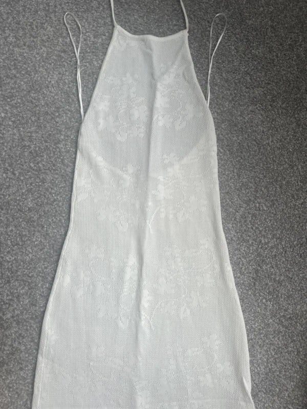 Bershka Bershka Floral crochet halter maxi dress - 1
