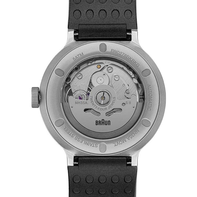 Braun Braun Men's BN0278BKBKG Prestige 40mm Automatic Watch in Black - 3