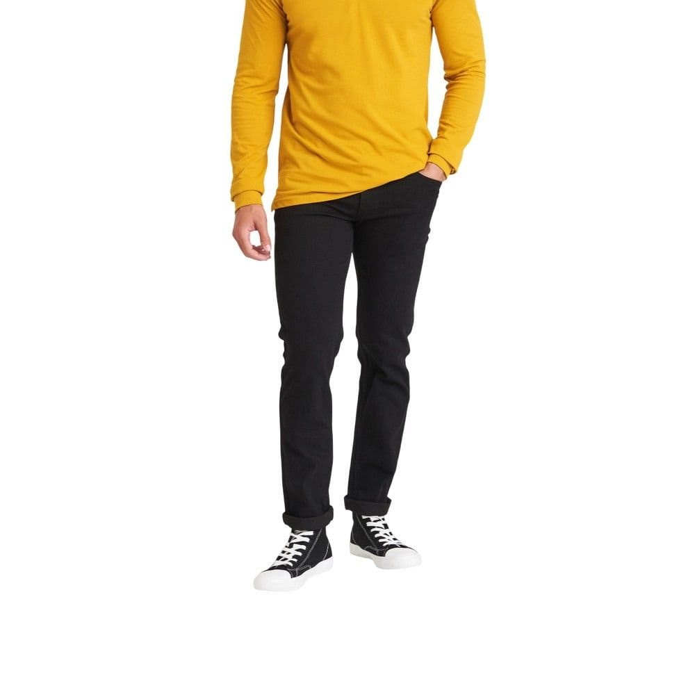 So Denim Men's Black Straight Jeans