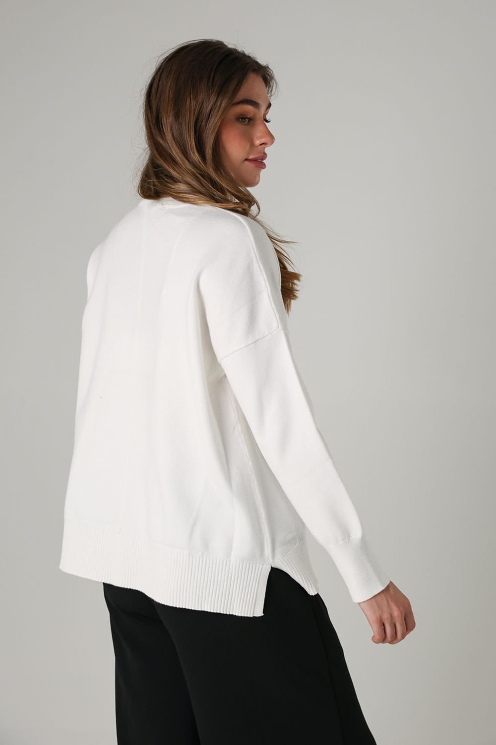 French Connection French Connection Women's High Neck Cosy Long Sleeve Jumper in White - 2