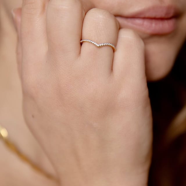 Gold Trip Gold Trip Women's Wishbone Ring in Gold - 2
