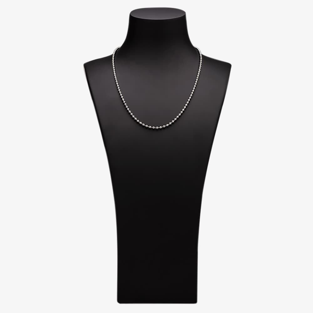 Bourne and Wilde Bourne and Wilde Men's Medium Ball Chain USS-770S22L3.2 in Silver - 3