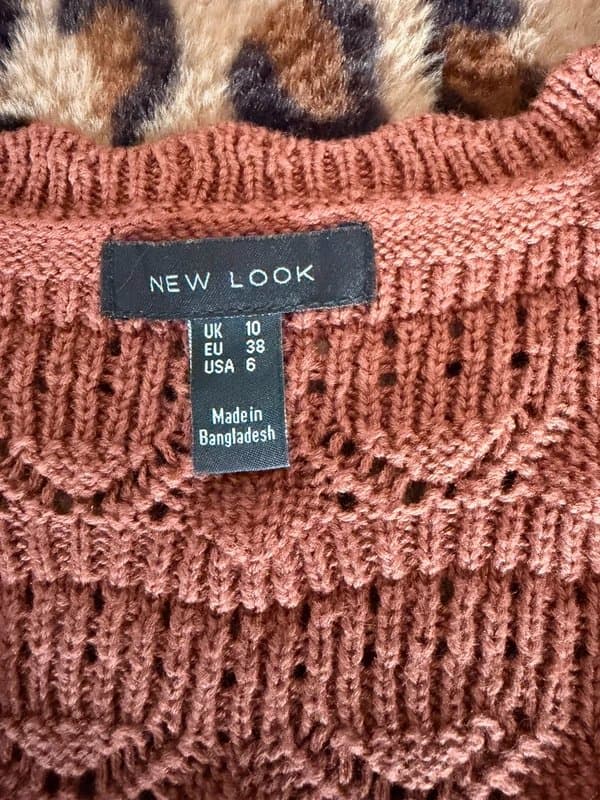 New Look New new look knitted beach co-ord cover up festival
