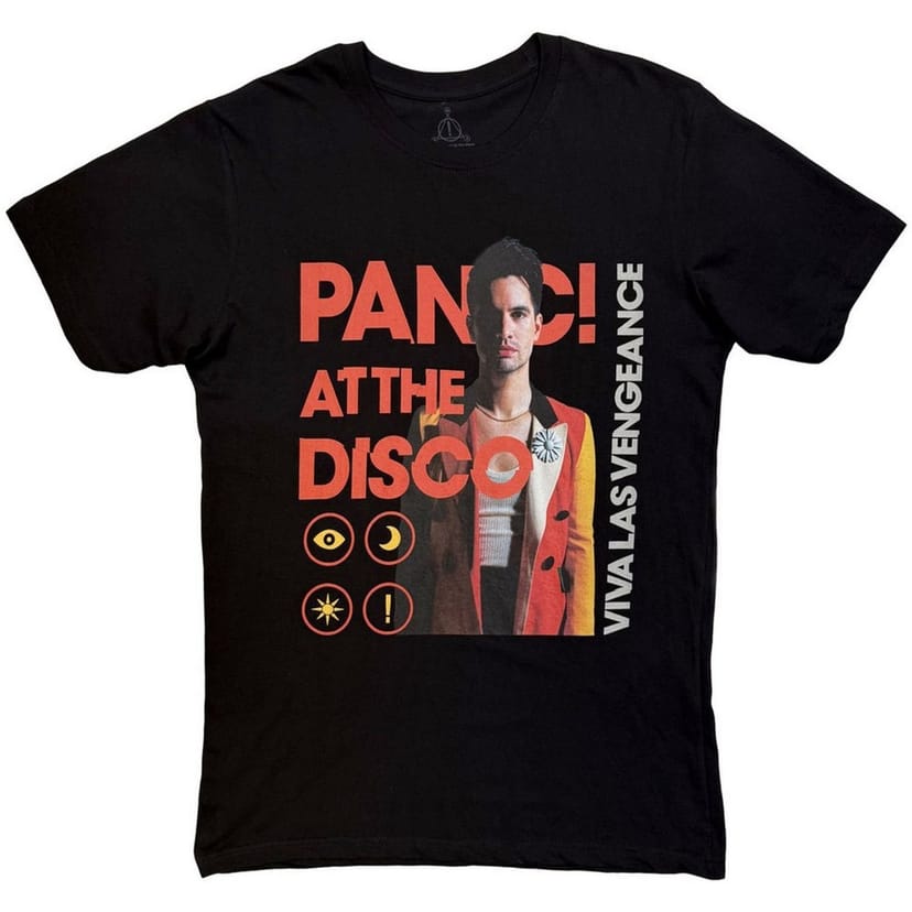 Panic at the Disco Panic at the Disco Men's Viva Photo T-Shirt in Black - 1