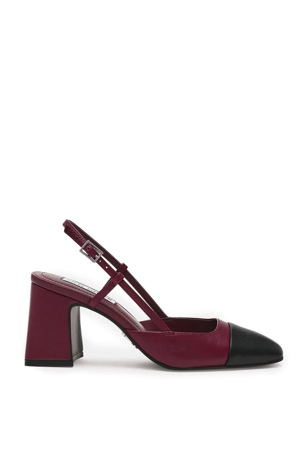 Steve Madden STEVE MADDEN Women's 'Zeina Heel Red' Leather Heels in Red