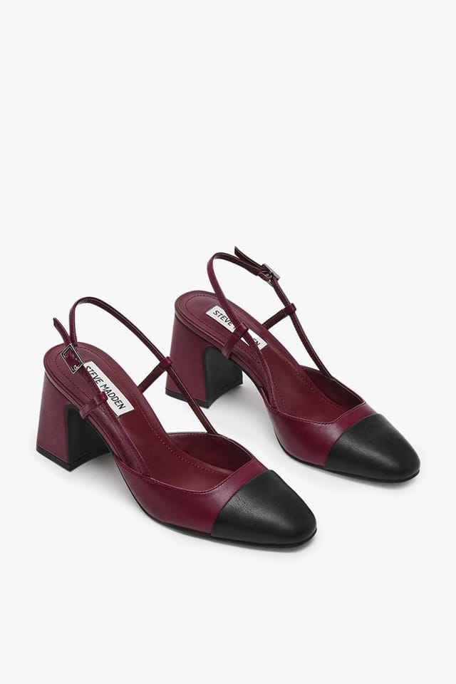 Steve Madden STEVE MADDEN Women's 'Zeina Heel Red' Leather Heels in Red - 2