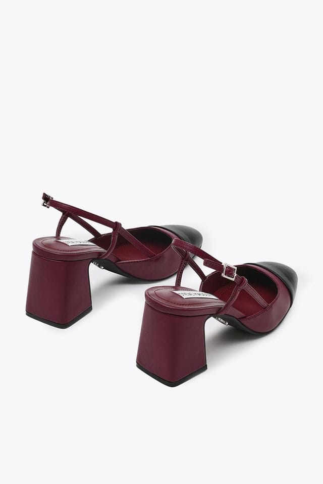 Steve Madden STEVE MADDEN Women's 'Zeina Heel Red' Leather Heels in Red - 3