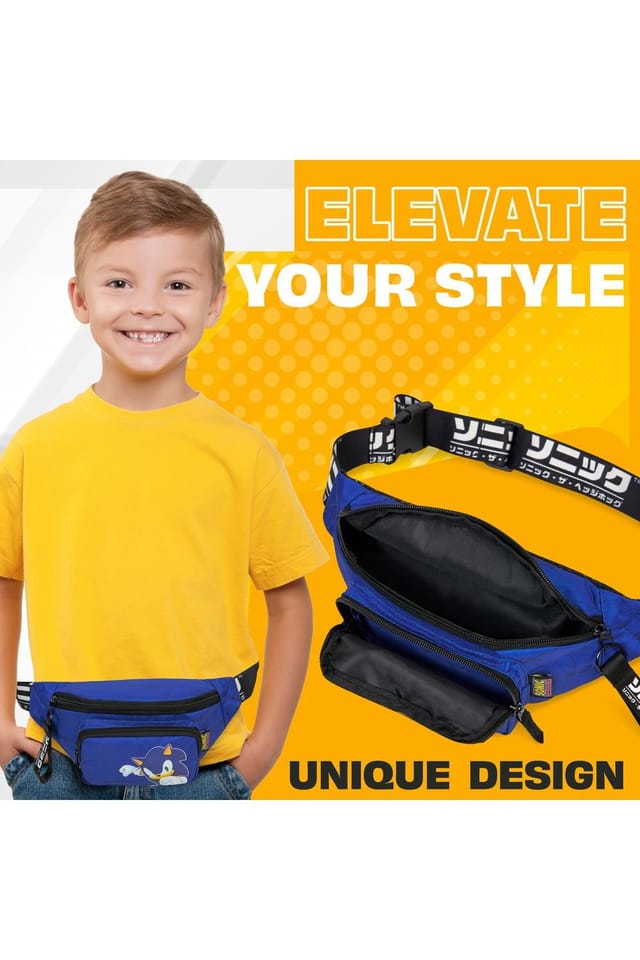 Sonic Sonic Men's Waist Bag in Blue - 3