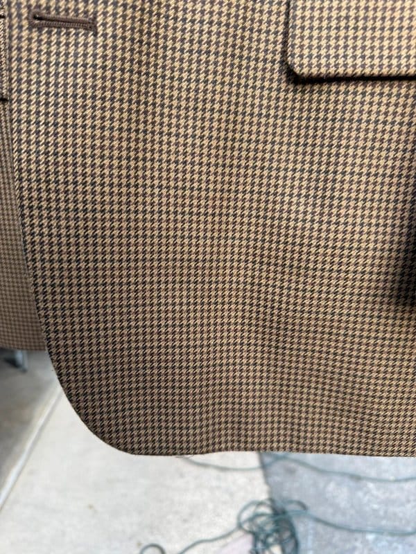 Gianelli Uomo Gianelli Uomo 44L Tan Check Sport Coat Blazer | Wool Blend | Classic 3-Button - 1