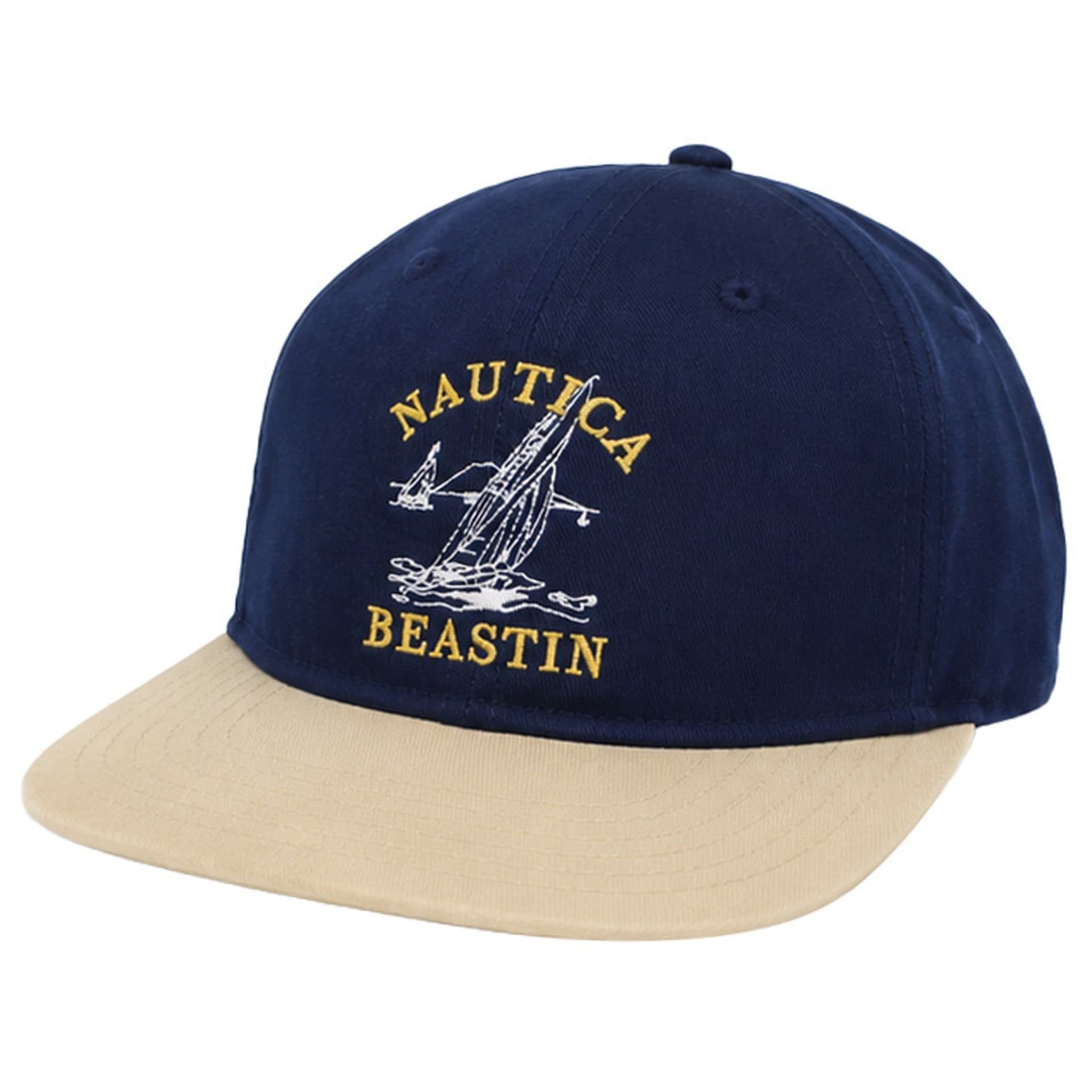 Nautica Nautica Men's x Beastin Smooth Sailing 6 Panel Navy Cap