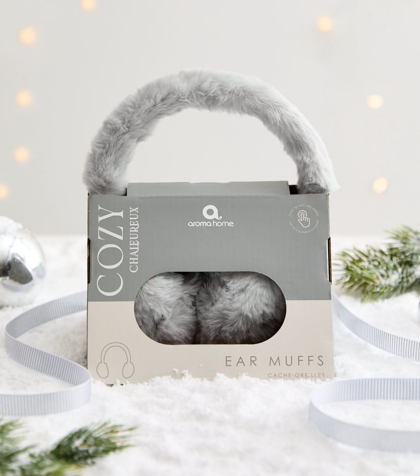 New Look Grey Fluffy Ear Muffs New Look - 1