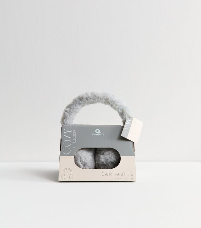 New Look Grey Fluffy Ear Muffs New Look - 2