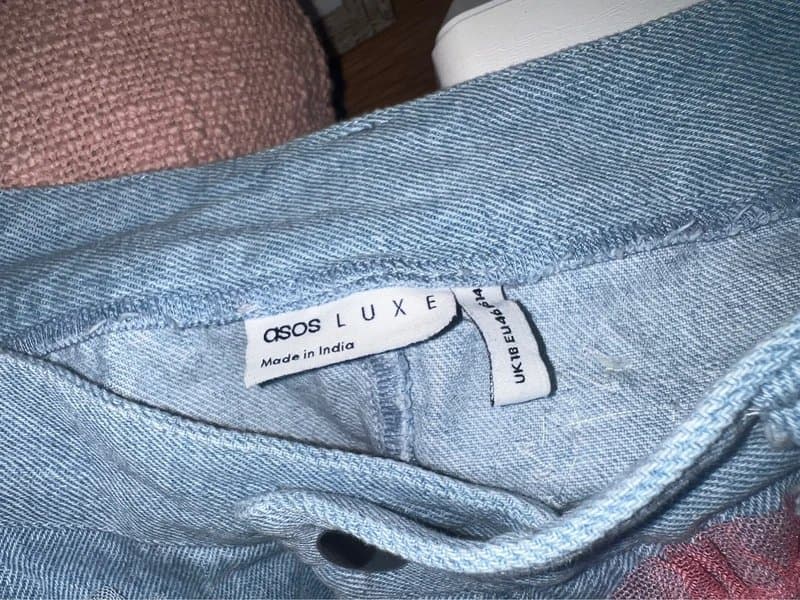 ASOS Embellished denim shorts