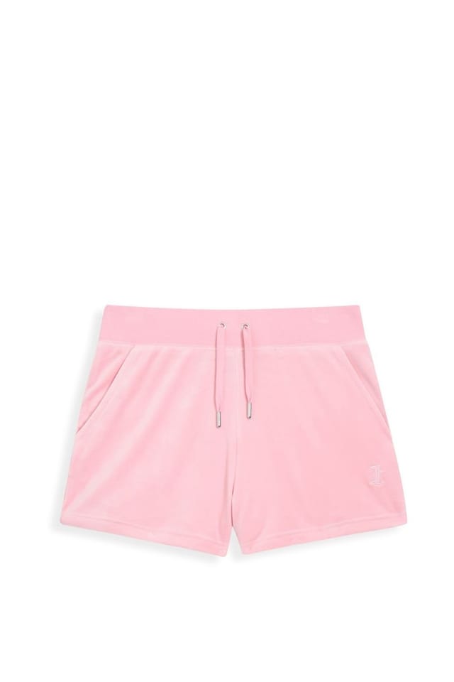 Juicy Couture Juicy Couture Women's Classic Velour Short With Back Pocket in Pink - 2
