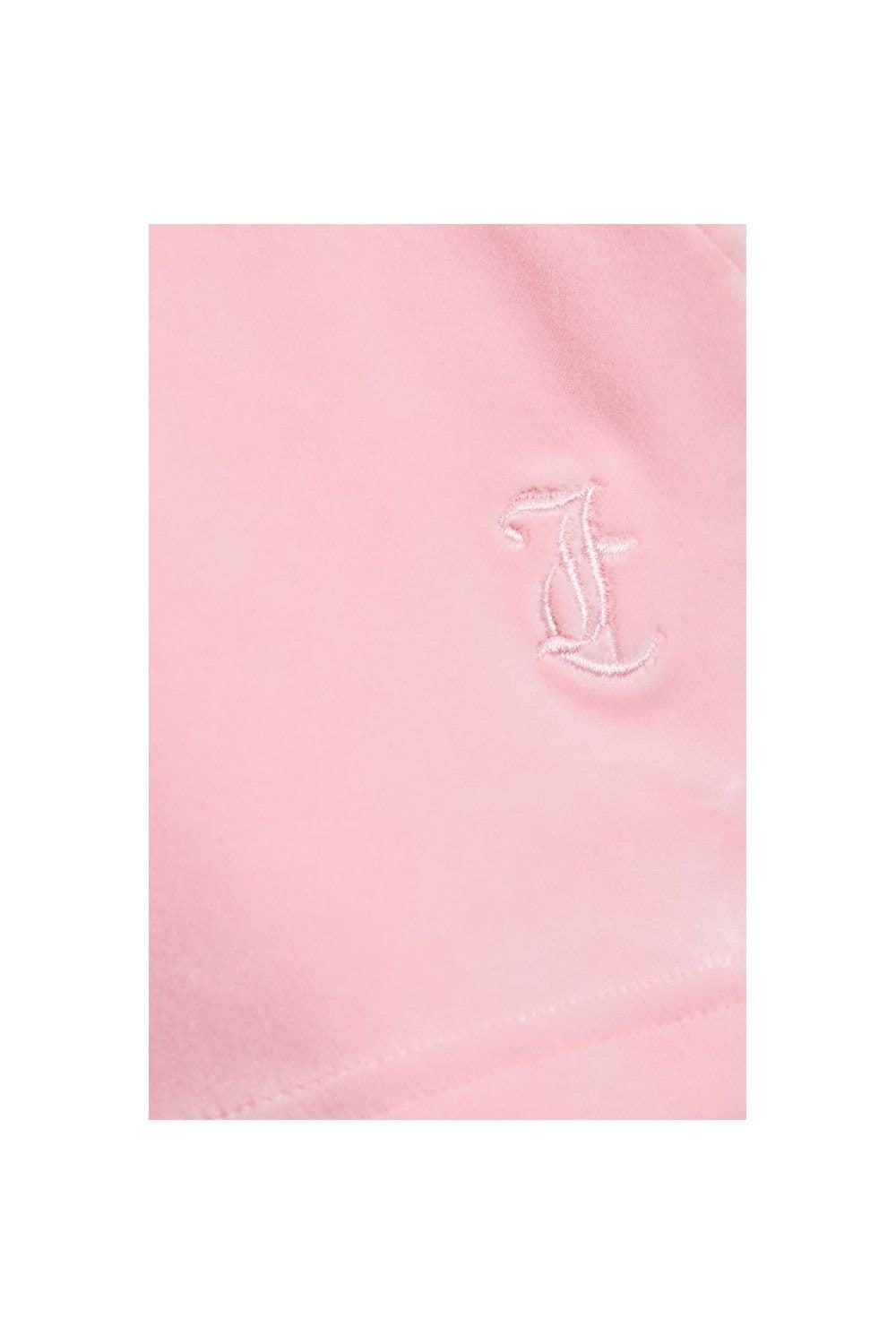 Juicy Couture Juicy Couture Women's Classic Velour Short With Back Pocket in Pink - 4
